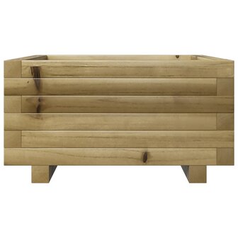 Plantenbak 50x50x26,5 cm ge&iuml;mpregneerd grenenhout