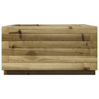 Plantenbak 50x50x26,5 cm ge&iuml;mpregneerd grenenhout