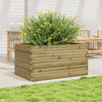 Plantenbak 90x60x46 cm ge&iuml;mpregneerd grenenhout