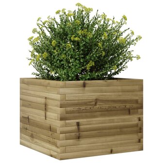 Plantenbak 60x60x45,5 cm ge&iuml;mpregneerd grenenhout