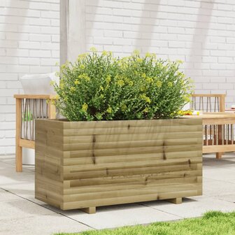 Plantenbak 90x40x49,5 cm ge&iuml;mpregneerd grenenhout
