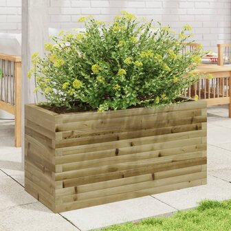Plantenbak 90x40x45,5 cm ge&iuml;mpregneerd grenenhout