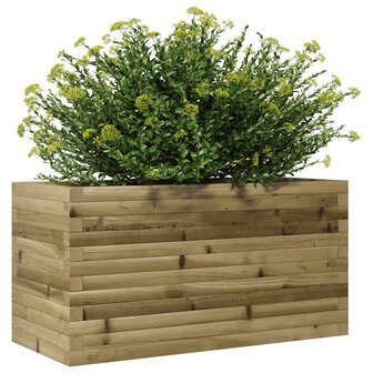 Plantenbak 90x40x45,5 cm ge&iuml;mpregneerd grenenhout