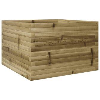 Plantenbak 70x70x45,5 cm ge&iuml;mpregneerd grenenhout
