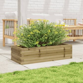 Plantenbak 90x40x23 cm ge&iuml;mpregneerd grenenhout