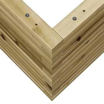 Plantenbak 70x40x45,5 cm ge&iuml;mpregneerd grenenhout