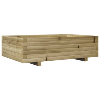 Plantenbak 90x60x26,5 cm ge&iuml;mpregneerd grenenhout
