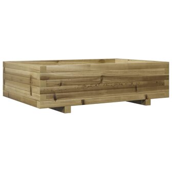 Plantenbak 90x60x26,5 cm ge&iuml;mpregneerd grenenhout