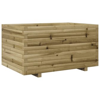 Plantenbak 90x60x49,5 cm ge&iuml;mpregneerd grenenhout