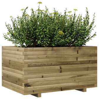 Plantenbak 90x60x49,5 cm ge&iuml;mpregneerd grenenhout