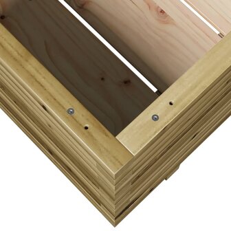 Plantenbak 90x60x49,5 cm ge&iuml;mpregneerd grenenhout