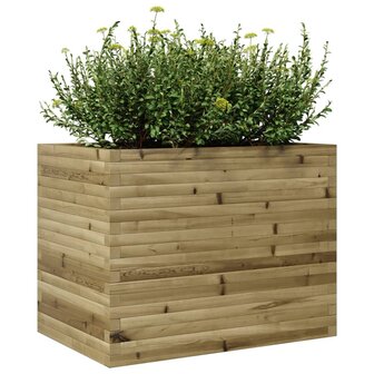 Plantenbak 90x60x68,5 cm ge&iuml;mpregneerd grenenhout