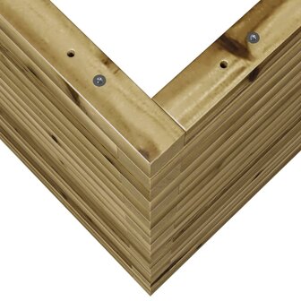 Plantenbak 90x60x68,5 cm ge&iuml;mpregneerd grenenhout