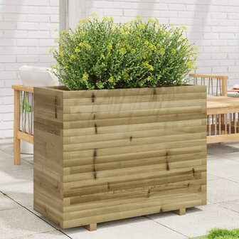 Plantenbak 90x40x72,5 cm ge&iuml;mpregneerd grenenhout