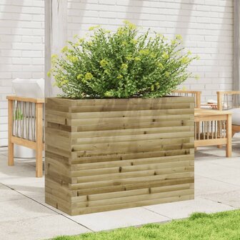 Plantenbak 90x40x68,5 cm ge&iuml;mpregneerd grenenhout