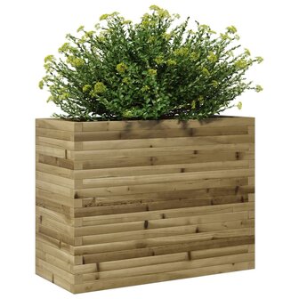 Plantenbak 90x40x68,5 cm ge&iuml;mpregneerd grenenhout