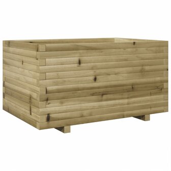 Plantenbak 90x60x49,5 cm ge&iuml;mpregneerd grenenhout