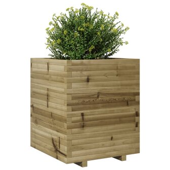 Plantenbak 60x60x72 cm ge&iuml;mpregneerd grenenhout