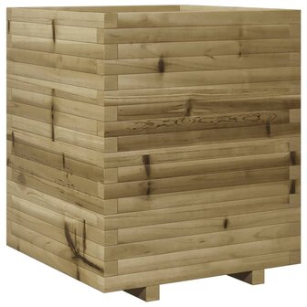 Plantenbak 60x60x72 cm ge&iuml;mpregneerd grenenhout