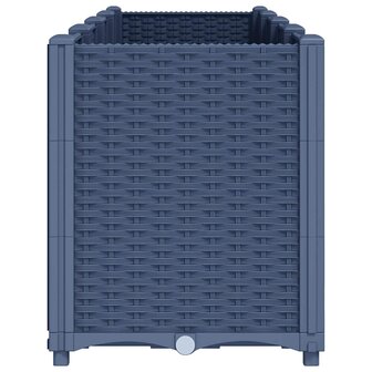 Plantenbak 160x40x53 cm polypropeen blauwgrijs