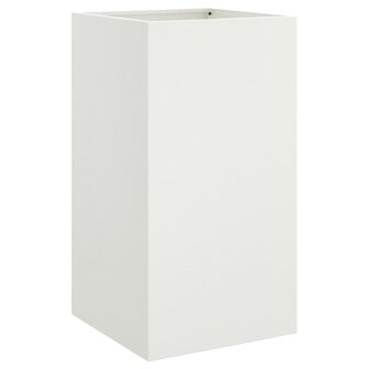 Plantenbak 42x38x75 cm staal wit
