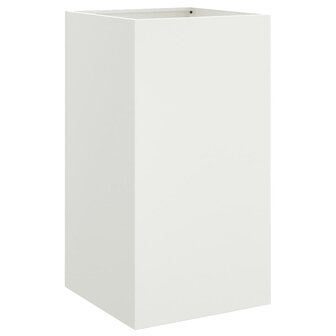 Plantenbak 42x38x75 cm staal wit