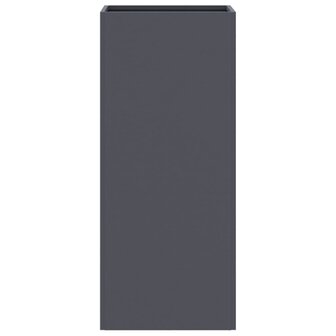 Plantenbak 32x29x75 cm staal antracietkleurig