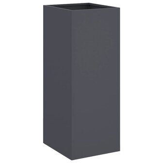 Plantenbak 32x29x75 cm staal antracietkleurig