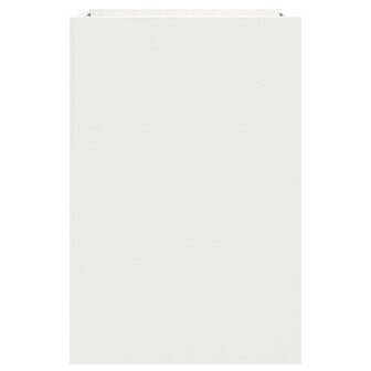Plantenbak 52x48x75 cm staal wit