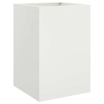 Plantenbak 52x48x75 cm staal wit