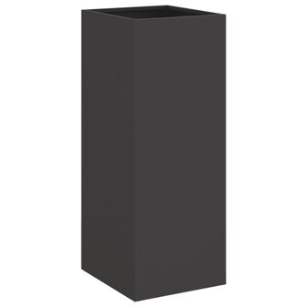 Plantenbak 32x29x75 cm staal zwart