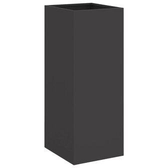 Plantenbak 32x29x75 cm staal zwart