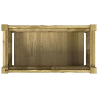 Plantenbakken 2 st cm ge&iuml;mpregneerd hout