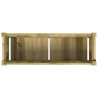 Plantenbakken 2 st cm ge&iuml;mpregneerd hout
