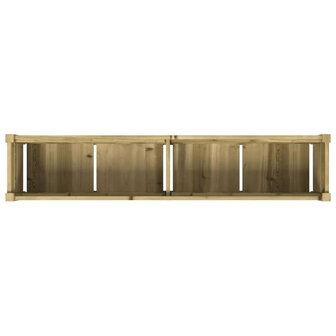 Plantenbak 150x31x31 cm ge&iuml;mpregneerd grenenhout