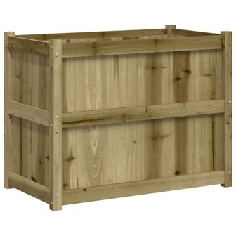 Plantenbak 90x50x70 cm ge&iuml;mpregneerd grenenhout