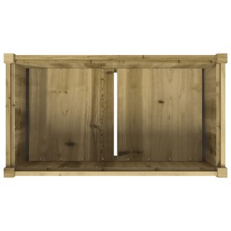 Plantenbak 90x50x70 cm ge&iuml;mpregneerd grenenhout