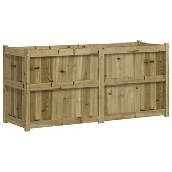 Plantenbak 150x50x70 cm ge&iuml;mpregneerd grenenhout