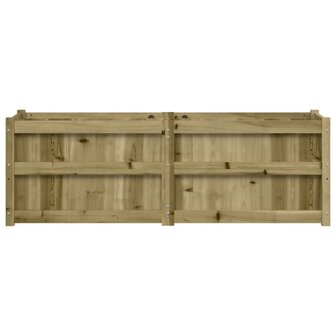 Plantenbak 150x50x50 cm ge&iuml;mpregneerd grenenhout