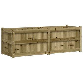 Plantenbak 150x50x50 cm ge&iuml;mpregneerd grenenhout