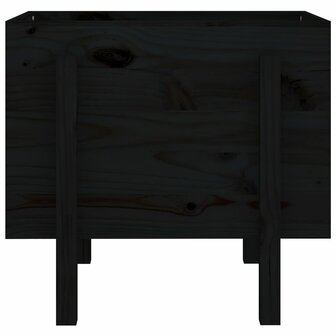 Plantenbak 62x50x57 cm massief grenenhout zwart