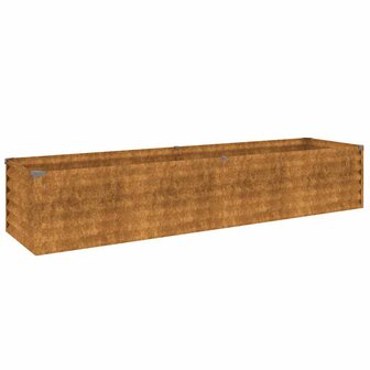 Plantenbak verhoogd 194x50x36 cm cortenstaal