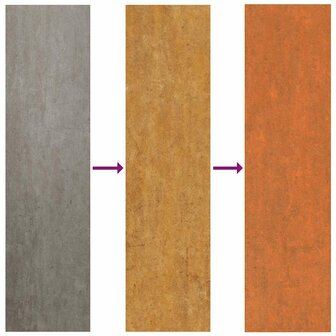 Plantenbak verhoogd 600x80x45 cm cortenstaal roestig