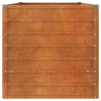 Plantenbak verhoogd 160x80x77 cm cortenstaal roestig