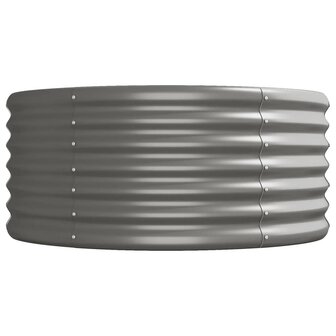 Plantenbak 512x80x36 cm gegalvaniseerd staal grijs