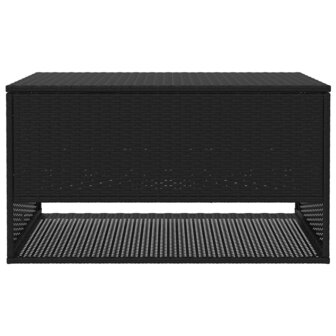 Opbergbox voor buiten 100x55x55,5 cm poly rattan zwart