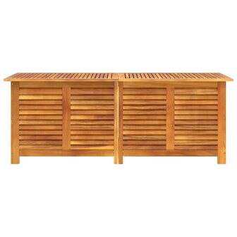 Tuinbox met jaloezie&euml;n 150x50x56 cm massief acaciahout