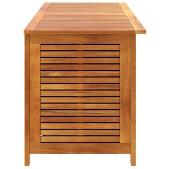 Tuinbox met jaloezie&euml;n 150x50x56 cm massief acaciahout