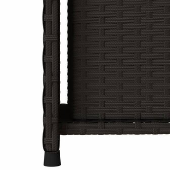 Tuinkast 50x55x115 cm poly rattan zwart