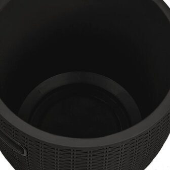 Tuinbox 4-in-1 polypropeen zwart